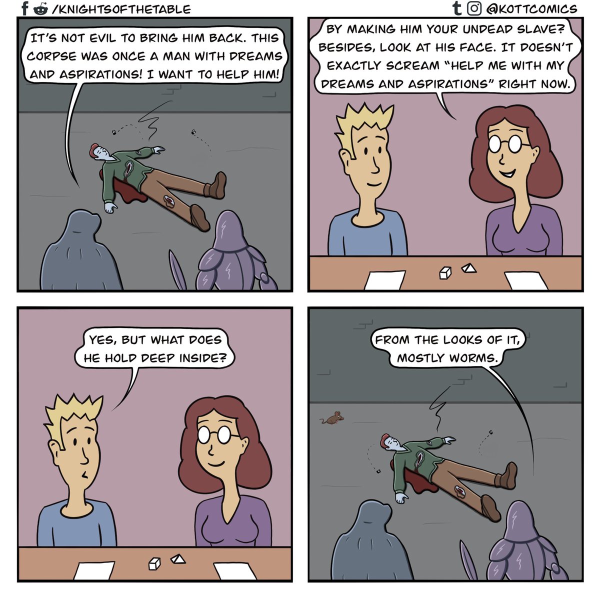 kottcomics's tweet photo. And regret. Definitely some regret. #dnd #dungeonsanddragons https://t.co/cmcl5g3vSn
