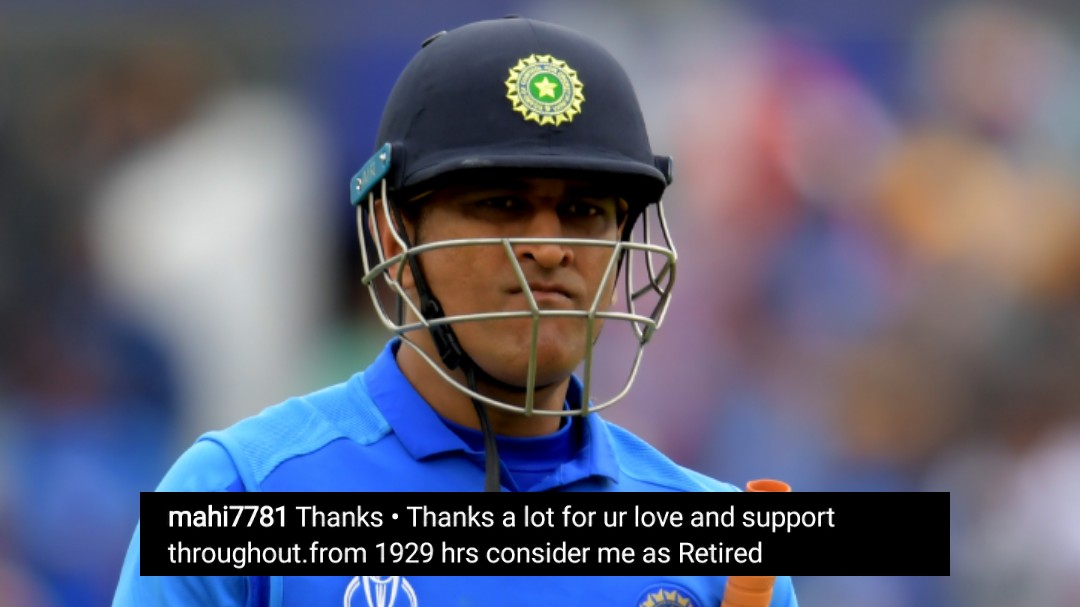 Trendulkar's tweet photo. Thank you for everything @msdhoni 🐐 https://t.co/5MPYLdYtJc