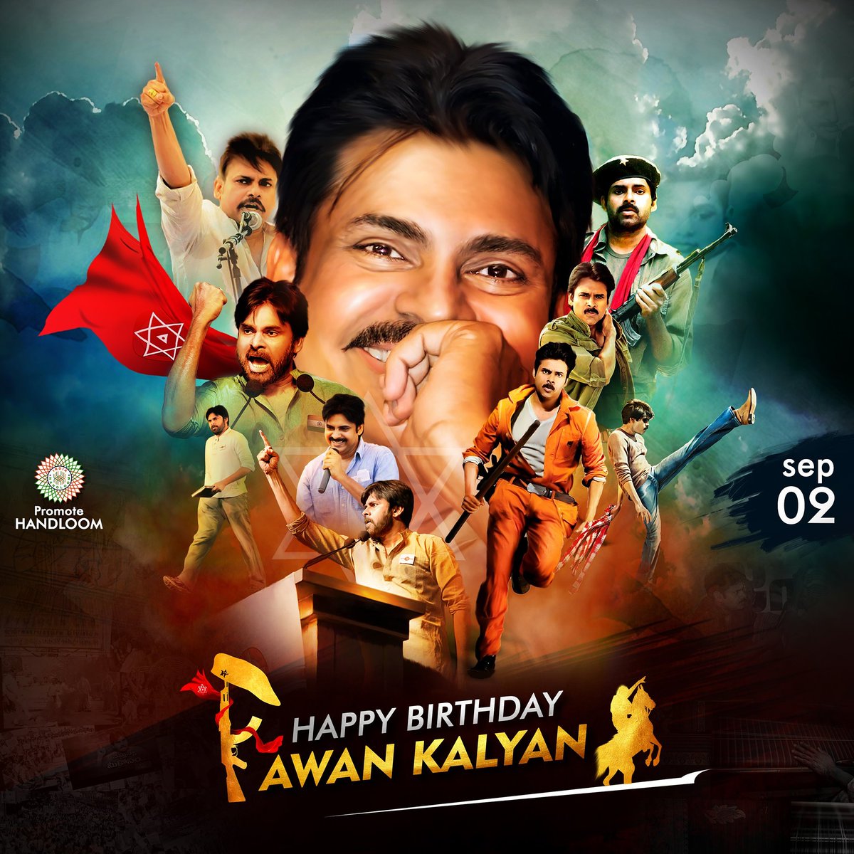 Alwaysimranimmu's tweet photo. Good start to the birthday Common Display Picture trend on by @PawanKalyan fans 💥

#PawanKalyanBirthdayCDP https://t.co/3h2JhVBbc8 https://t.co/V9zzT5kcr1