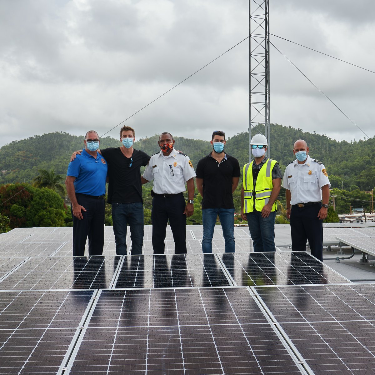 We are proud to announce that the Humacao District Fire Station is fully supported by #solarpower & battery storage. This is no small feat! This is the 4th fire station that SR has installed a renewable energy system to save lives after a natural disaster. #HurricaneSeason