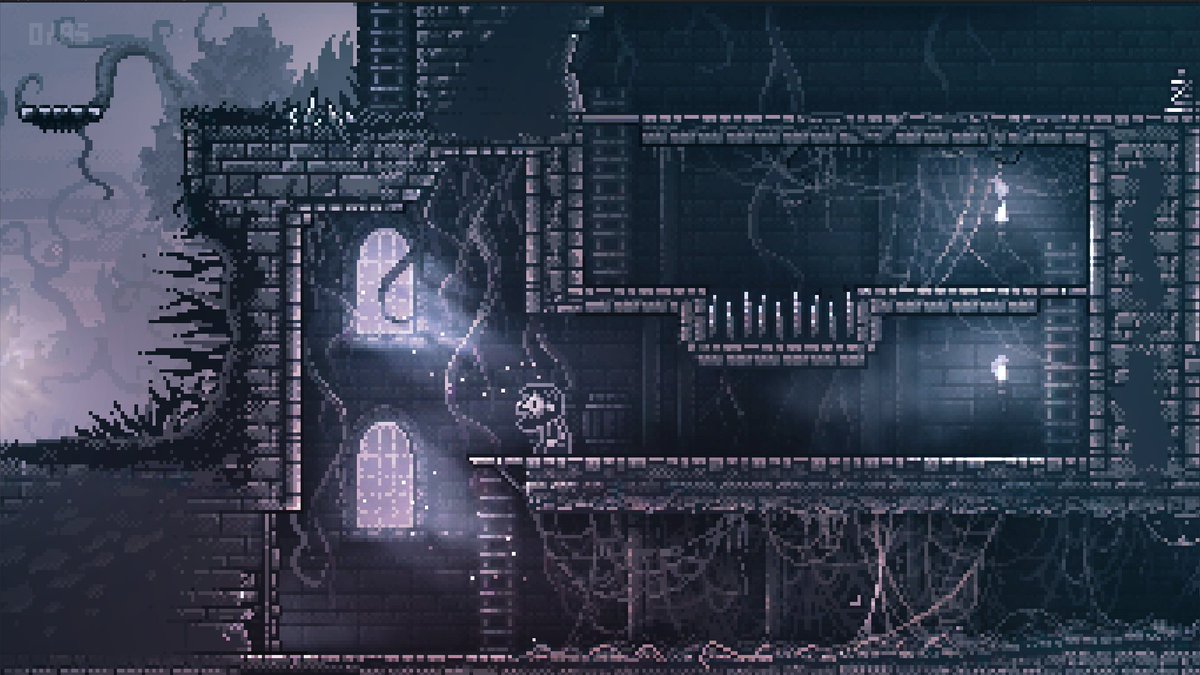 Fun thing about the lighting system in INMOST is that there is no lighting system. All ‘light’ is prepainted in textures & light simulation by sprites and particles with Additive & Overlay blending