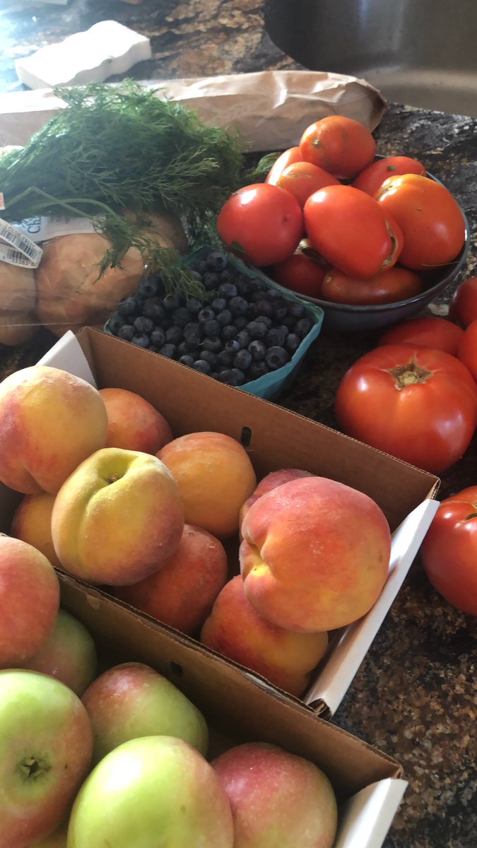 Taking a Saturday break from “school preparations “ to use local produce and baked goods #ossiningfarnersmarket to cook for my family!