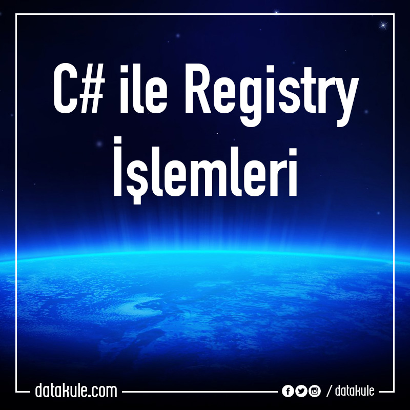datakule's tweet photo. C# ile Registry (CreateSubkey, OpenSubkey, SetValue) işlemleri... https://t.co/91hBYEtQA6 https://t.co/nqtIsrvxNh
