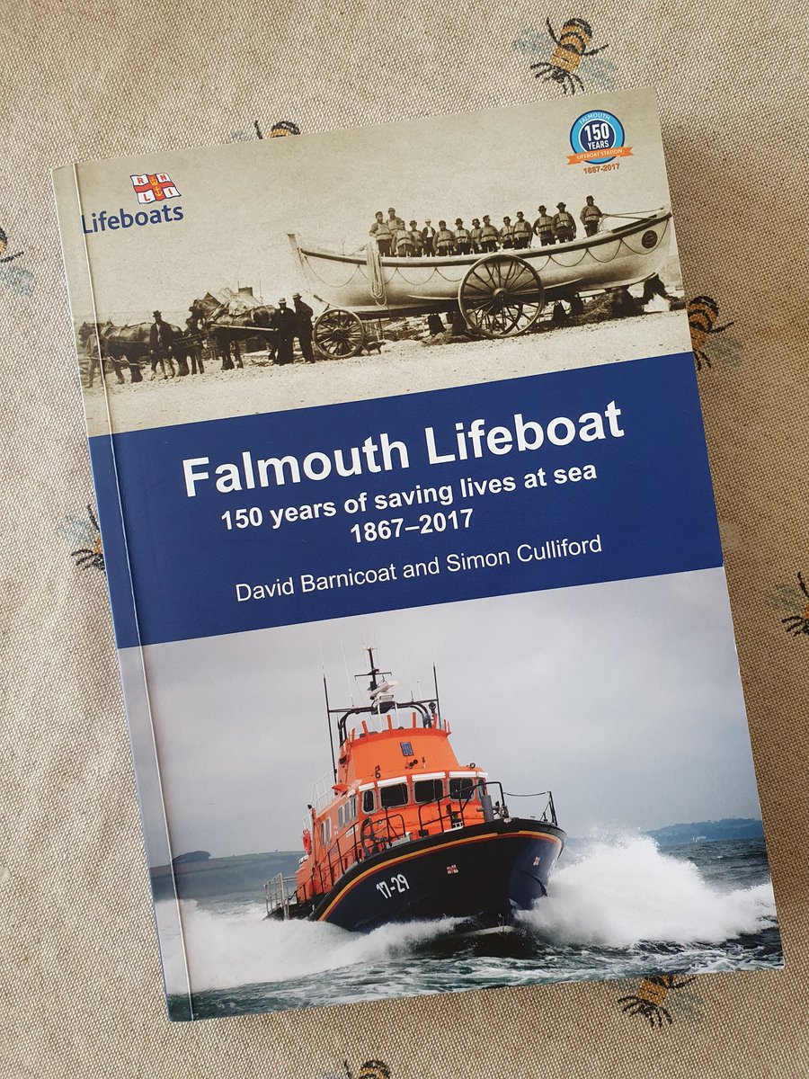 Thank you <a href="/FalmouthRNLI/">Falmouth Lifeboat</a> for our signed copy, a great read and a lovely write up and pictures about "The Brothers" and her time at Falmouth, including the time she met an elephant.
Get your copy here... shorturl.at/acqxV