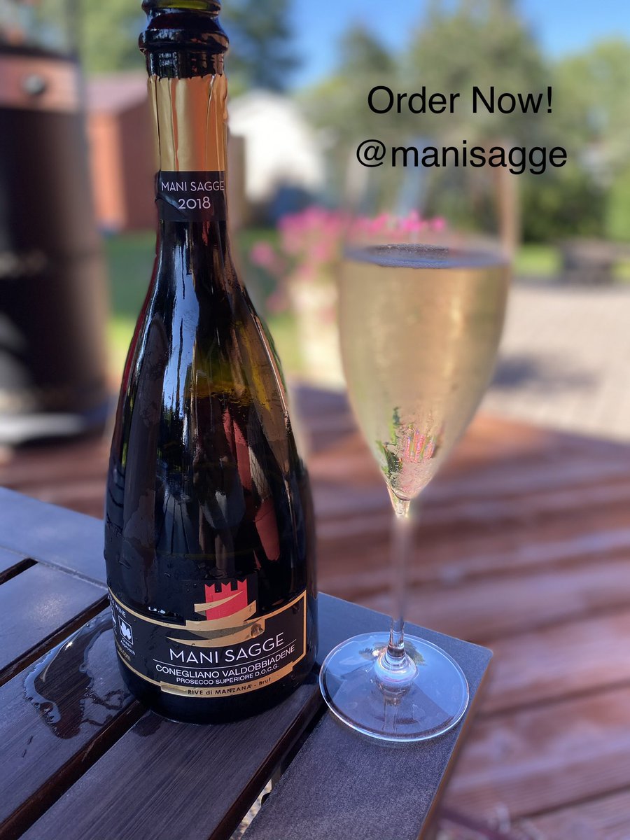 LoriKilmartin's tweet photo. Delivery to Ontario! Private Order going in soon for the delicious DOCG Prosecco of Mani Sagge! Top quality - not available in the LCBO! DM me for further details! #prosseco #veneto #italianwine #privateorder #wineagent https://t.co/RcqzCFeUtM