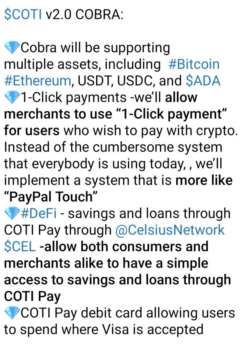 81Weil's tweet photo. @_Lout_ @UTRUST $COTI #DeFi #Staking #Trustchain #CotiX #COTIPay #DAGtechnology #MultiDAG #Trustscore #fintech #rewards #fullnode #payments #interest #loans #blockchain #adoption $BTC $ETH $LINK $BNB #binance #cryptocurrency #crypto #paymentgateway #technology #DigitalBank #openbanking https://t.co/oUmm8MuGA2