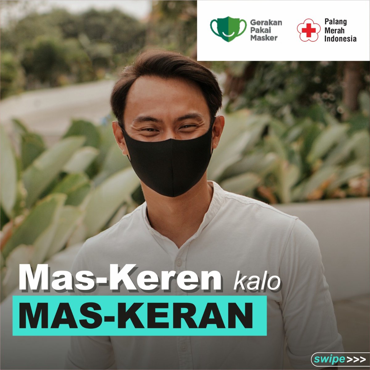 PMIKabTegal's tweet photo. Indikator cowok keren, kini bukan hanya soal Tampan, Mapan & Dermawan.
Tapi juga yang pandai menjaga kesehatan.
Karenanya, Mas-Keren Kalo Mas-Keran.
Mau juga jadi cowok keren? #PakaiMaker juga dong.
#KitaHadapiBersama #MaskerUntukSemua #JagaDiri #SayaDutaSehat #AkuSehatKamuSehat https://t.co/LCjii1rno8