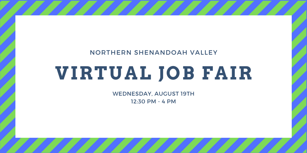 vaemploy's tweet photo. Looking for work in the Shenandoah Valley Region? Check out the virtual job fair and register for one of the sessions! https://t.co/9KsVpETqo3
#Shenandoah #jobsearch #local #VAJobs https://t.co/vCurouxxmI