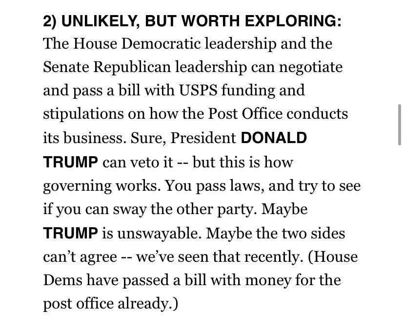 They could try to hash out a deal. between the two parties.