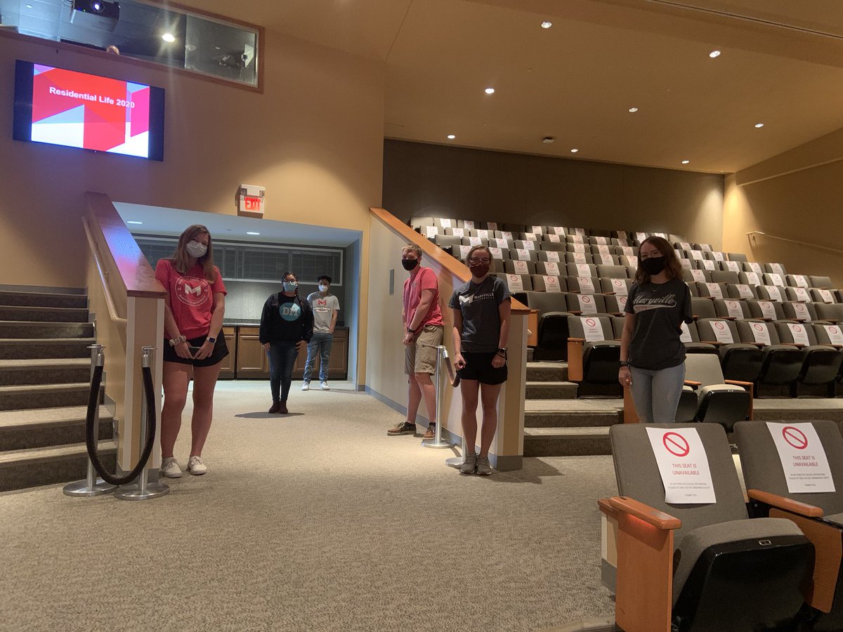 ResLifeAtMU's tweet photo. Week one of socially-distanced RA Training complete ✅ https://t.co/srL2Vrztyg