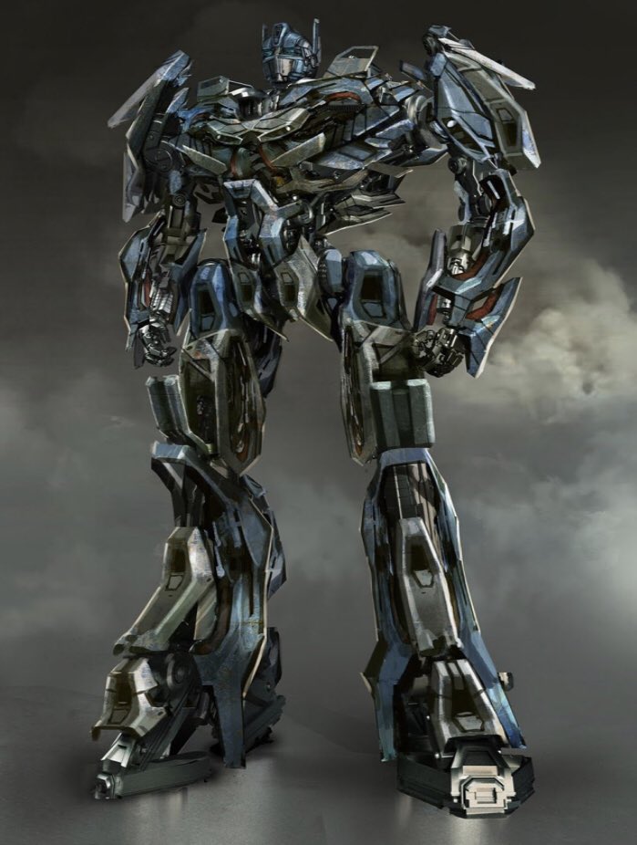 オプティマスプライムとクロスヘアーズとロックダウンの初期コンセプト