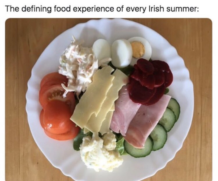 kellieblaise's tweet image. The Irish salad! When you know you know! 😂😂😂😂 #irishstyle ☘️