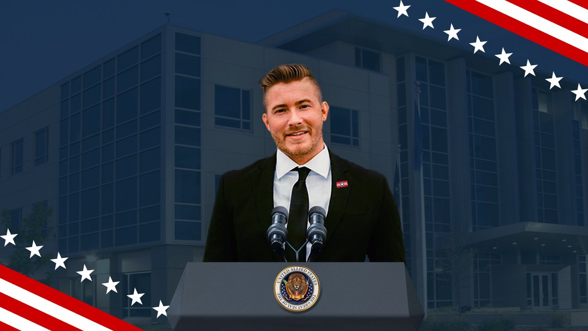 UASgov's tweet image. Don't miss the presidential inauguration of Stephen McCullah.

Watch history unfold as the first president of The United Allied States is sworn into office.

When: Saturday 8/15 @ 5:00 PM EST (GMT-4)

Where: youtu.be/yjbjMjPHOzg

#UAS #Inauguration #Freedom