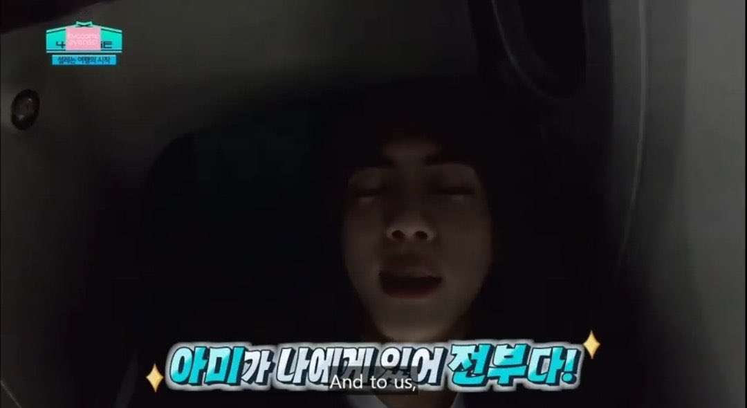 seokjin mentioned that he had been working on it during their vacation in bv4 and described what it was about, he said that army have eyes for them only and same goes for them as well