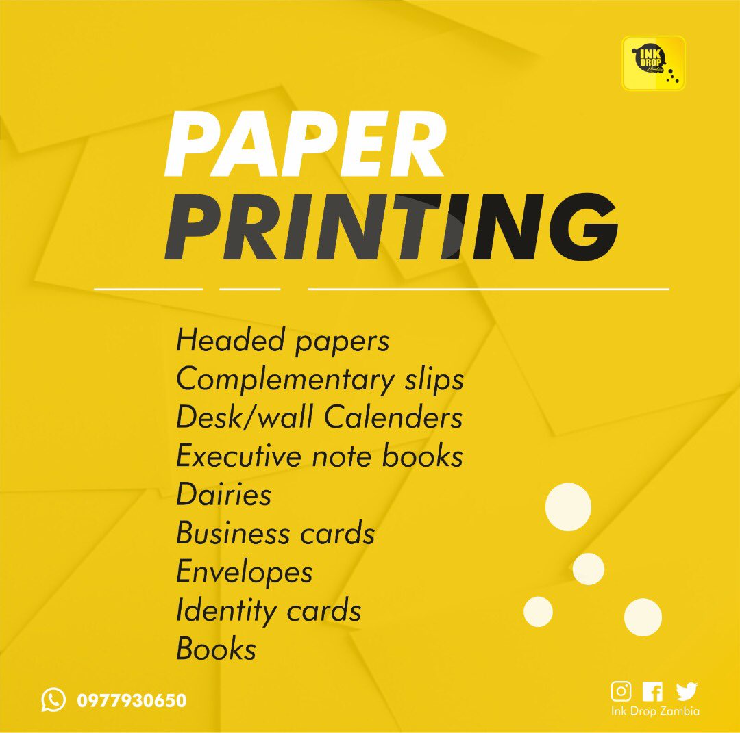 ZambiaInk's tweet photo. We print !!! https://t.co/m8ba4Z2J3T