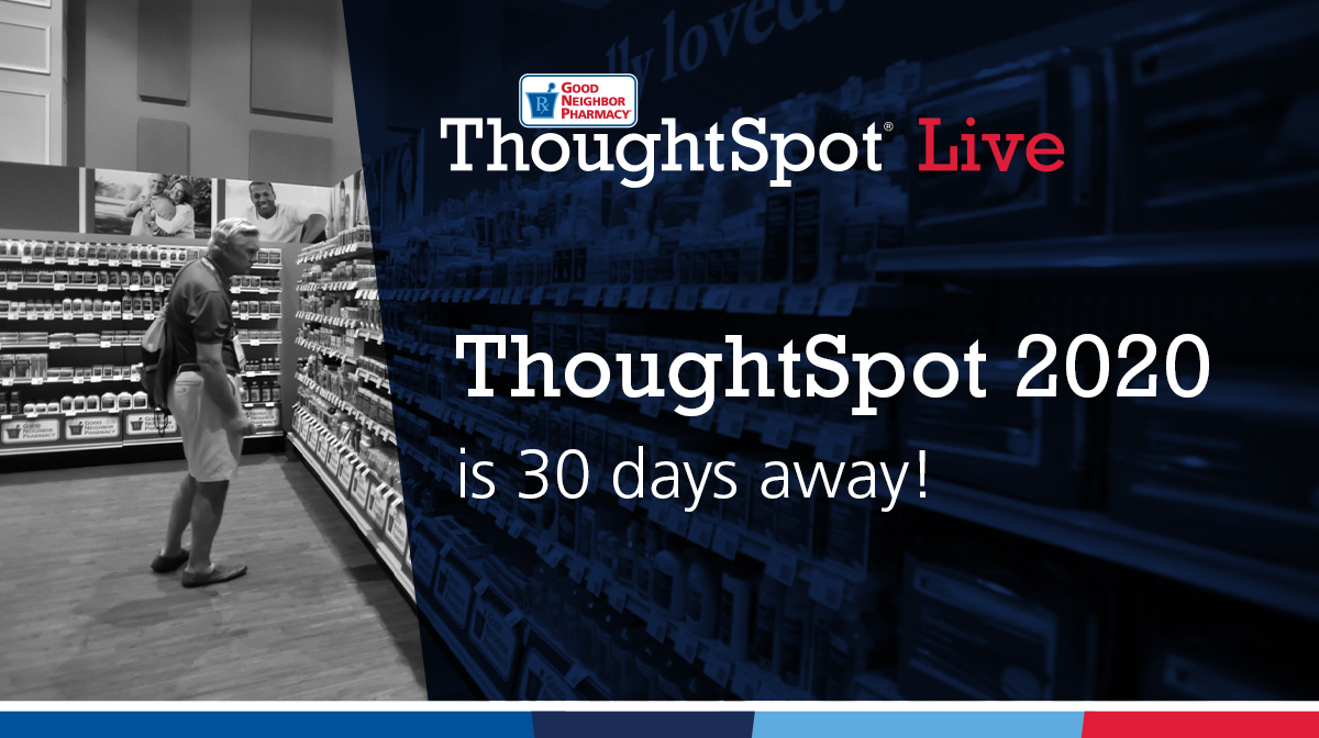 WeAreGNP's tweet photo. 30 days until #ThoughtSpot2020, retweet if you are excited to attend! https://t.co/cUTRcBREpq https://t.co/v9sDUxJtd5