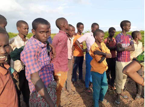AbdulBillowAli's tweet photo. Somali army frees thirty three children in a military operation to liberate #Kuntuwarey, Lower Shabelle region, #Somalia. Al-Shabaab has long been accused of using children as fighters. https://t.co/79p5mRUlJ5