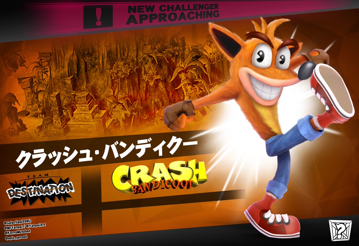 It's about time we posted a Crash render!

Pretty N. Sane that the Japanese and Crash 4 designs joined him too