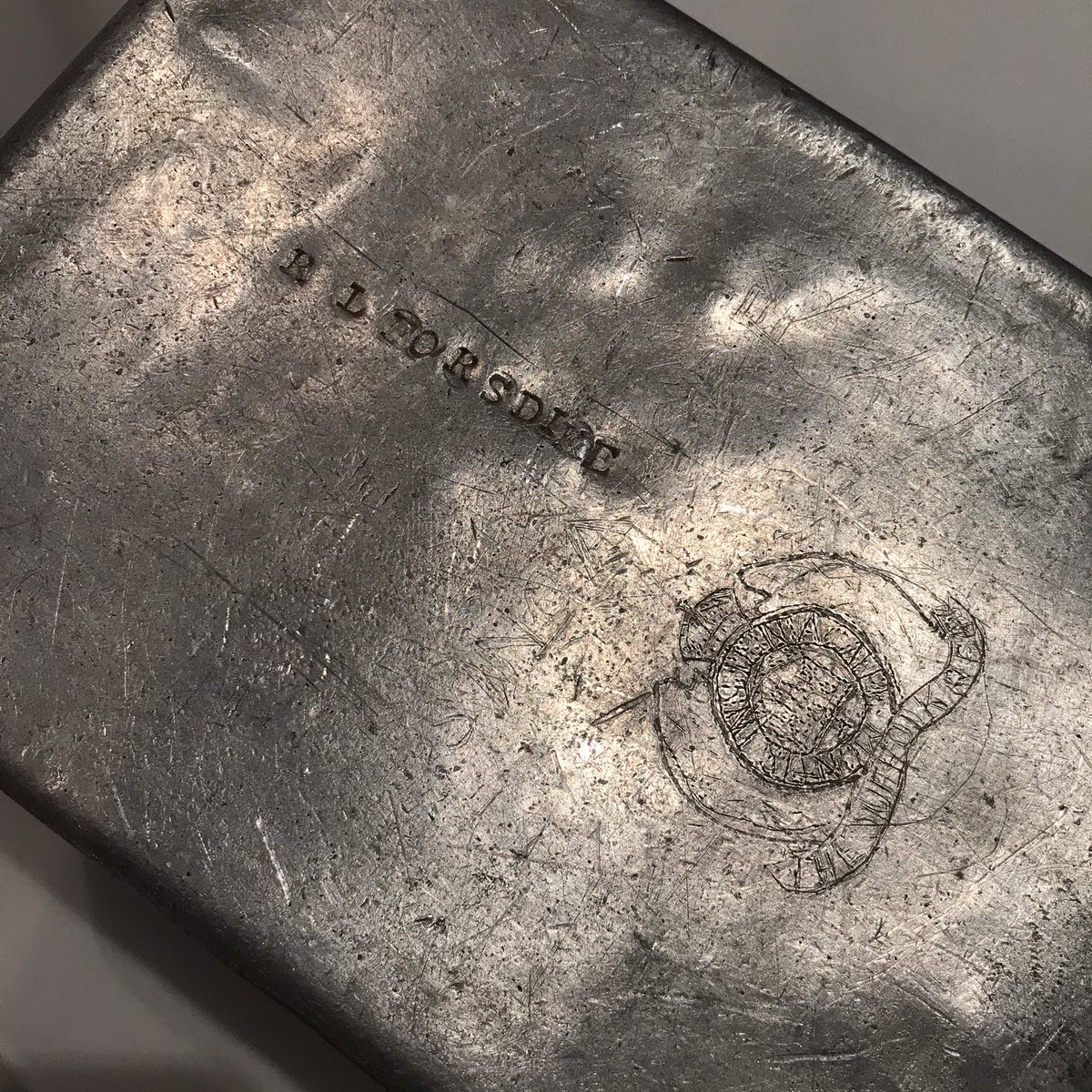 ...his diet consisted of rice, interspersed with vegetables and if he was lucky, a little raw fish. A far cry from the British rations he come to know. These are his mess tins that he kept all throughout his captivity...(8/20)