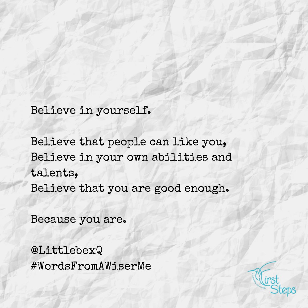 FirstStepsED's tweet photo. Today we are sharing Bex's (@LittlebexQ) letter, one that shows us that patience and persistence is what matters. The belief in yourself and your ability is what will push you to succeed  💙

Read it here: https://t.co/qo6dFhplVM 

#YouAreNotAlone #WordsFromAWiserMe #MeWithoutED https://t.co/bkPiJxrUkq