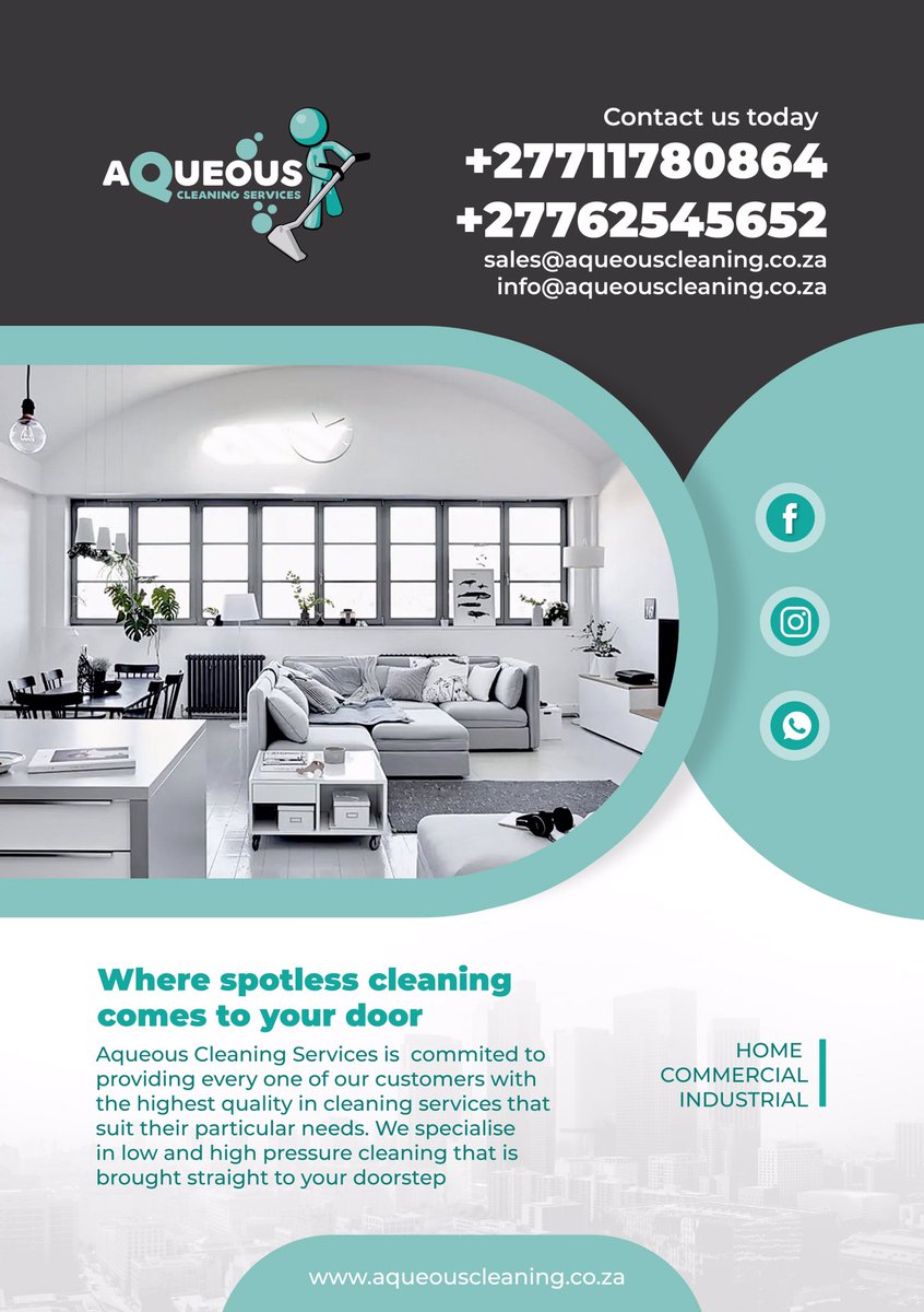 ogeuhp's tweet photo. Ayo if you are looking for the best cleaning service in gauteng doing sweat it just call @AqueousCleanin https://t.co/T2SgRy1DMl