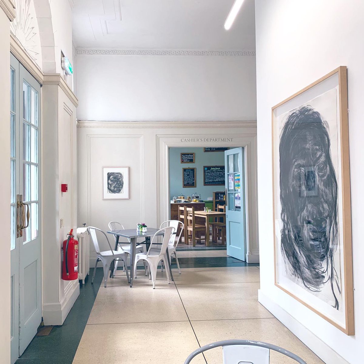 Our exhibition programme at Drawing Projects UK will take a little time to relaunch. While we are busy behind the scenes planning there is a changing display of drawings &amp; some beautiful ceramics in The Entrance Hall to enjoy when Miranda’s is open [with seats in the cafe only].