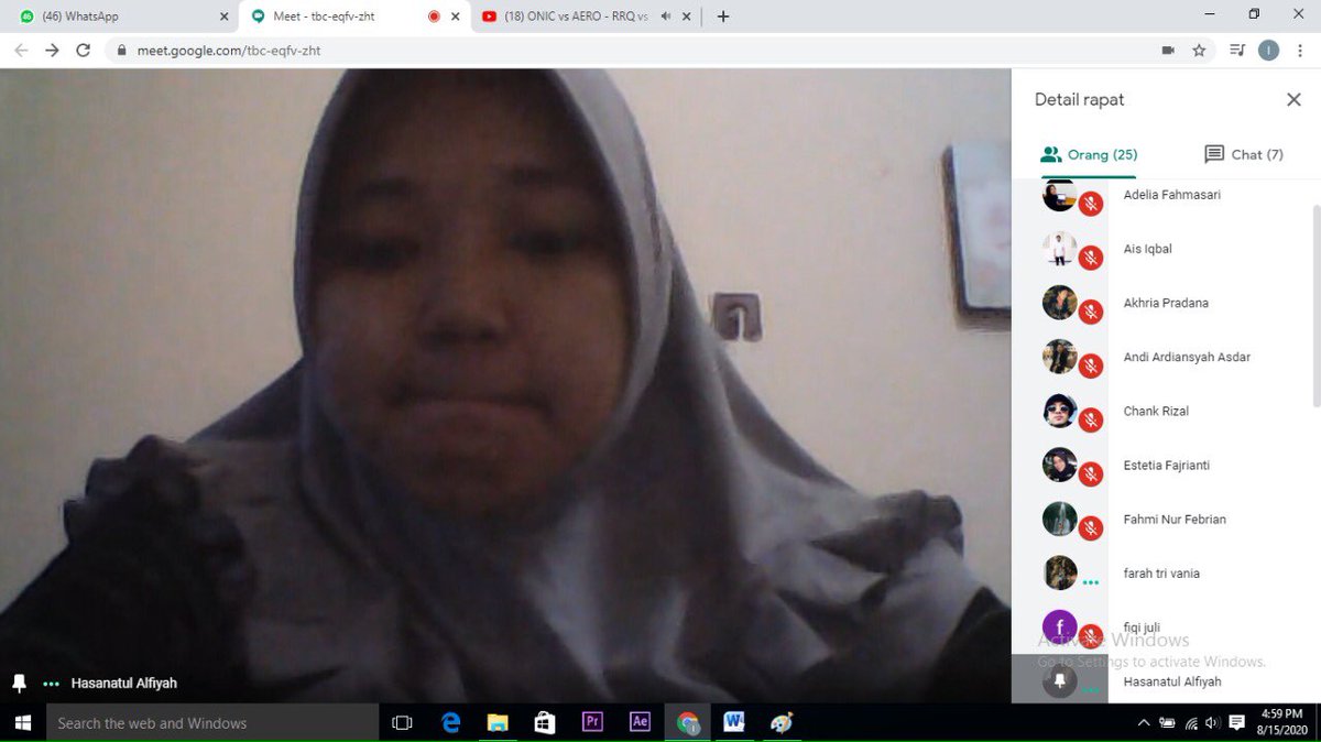 NOW : Pelaporan Sekretaris Umum dalam agenda Rapat Anggota II Periode 2019/2020