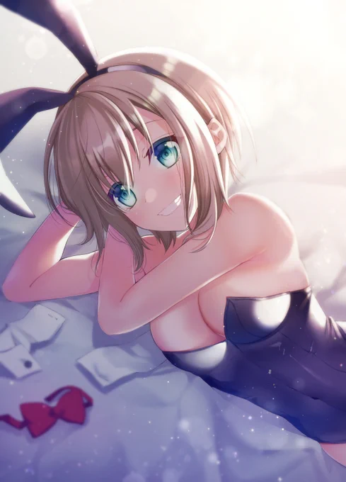 モカちゃんと一緒に休憩しましょうよ～?

#バニドリ
https://t.co/g802daH5QR 