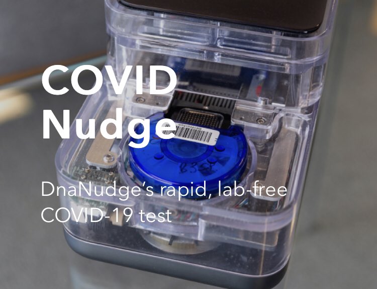 NEW: We are pleased to announce that our paper, “CovidNudge: diagnostic accuracy of a novel lab-free point-of-care diagnostic for SARS-CoV-2”, has been accepted by a peer-reviewed journal &amp; will be published shortly. Link to the pre-print here: medrxiv.org/content/10.110… #DnaNudge