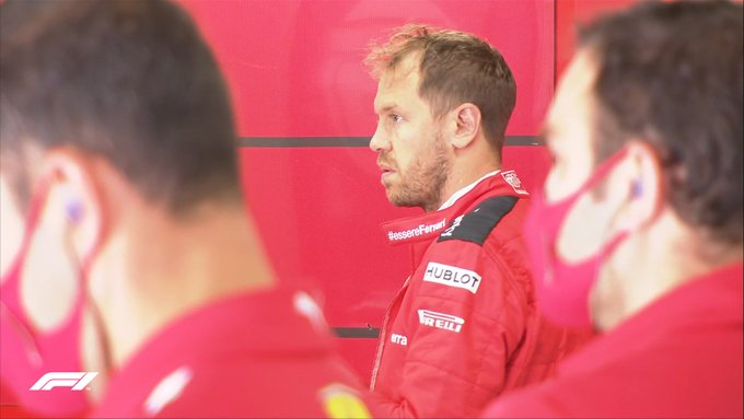 Vettel se prepara ...