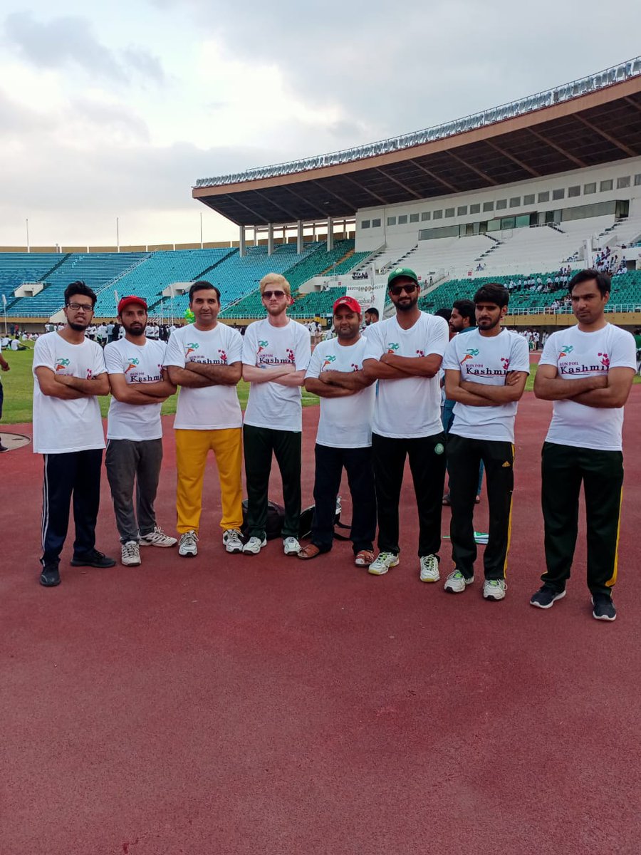 SSuleman90's tweet photo. A team of visually impaired athletes from @blindsportspk participated in #run_for_Kashmir_Marathon on 14th August.
We thank the organizers @SportsBoardPak and @DrFMirza for inviting us on this occasion.
#PBSF #Marathon #athletes #Para_Sports #Independence_day https://t.co/B751TFFOJZ