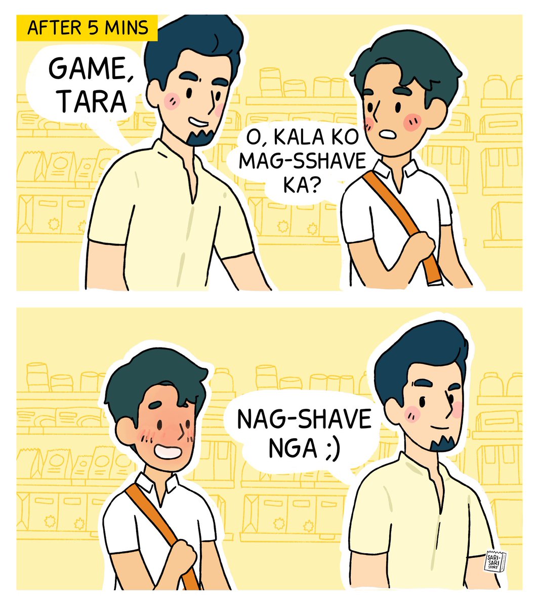 Naimagine nyo ba, kung ano'ng itsura ni Mon pag nag shave?
#SeanAndMon
https://t.co/tjDKUDPPxF