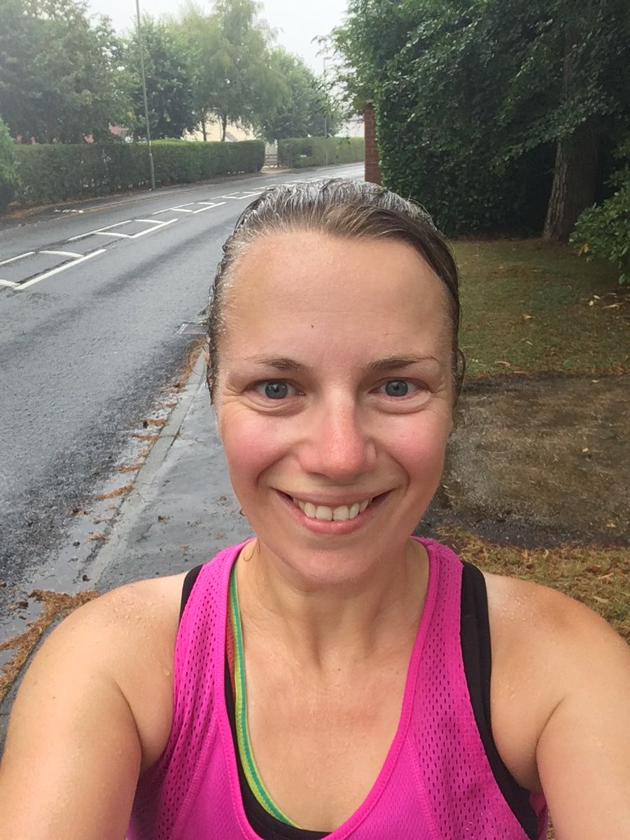 J_willis1's tweet photo. #AHPsActive 6 mile run (including our cat and mouse fake parkrun challenge) in the rain after 7.5 miles yesterday. https://t.co/2JKViidTjr