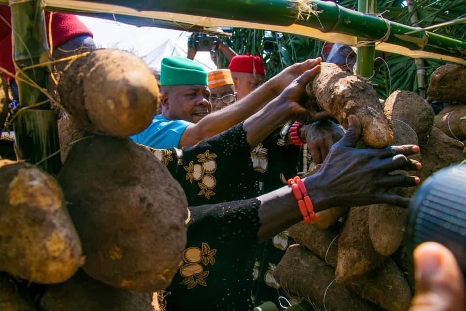 EmekaIhedioha's tweet photo. For us as a people, the New Yam Festival is a cultural feast with a deep significance.  It is celebrated on the 15th day of August of every year.

The New Yam Festival is a celebration of life and culture. https://t.co/lusLNoqCMr