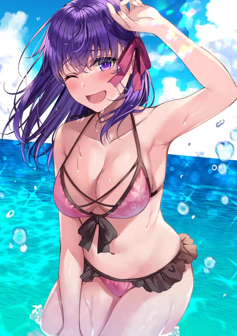 夏い暑の桜?  #Fate 
