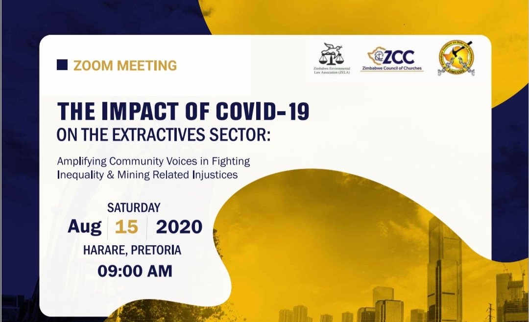 ZELO_Infor's tweet photo. 2020 #Manicaland #PAMI
Watch the proceedings live on facebook.
https://t.co/WDi39yqkW9
Amplifying community voices in fighting inequality & mining related injustices.
#Covid_19
#Mining
#ResponsibleInv
#ZIMPAMI https://t.co/9C0dysuPhF
