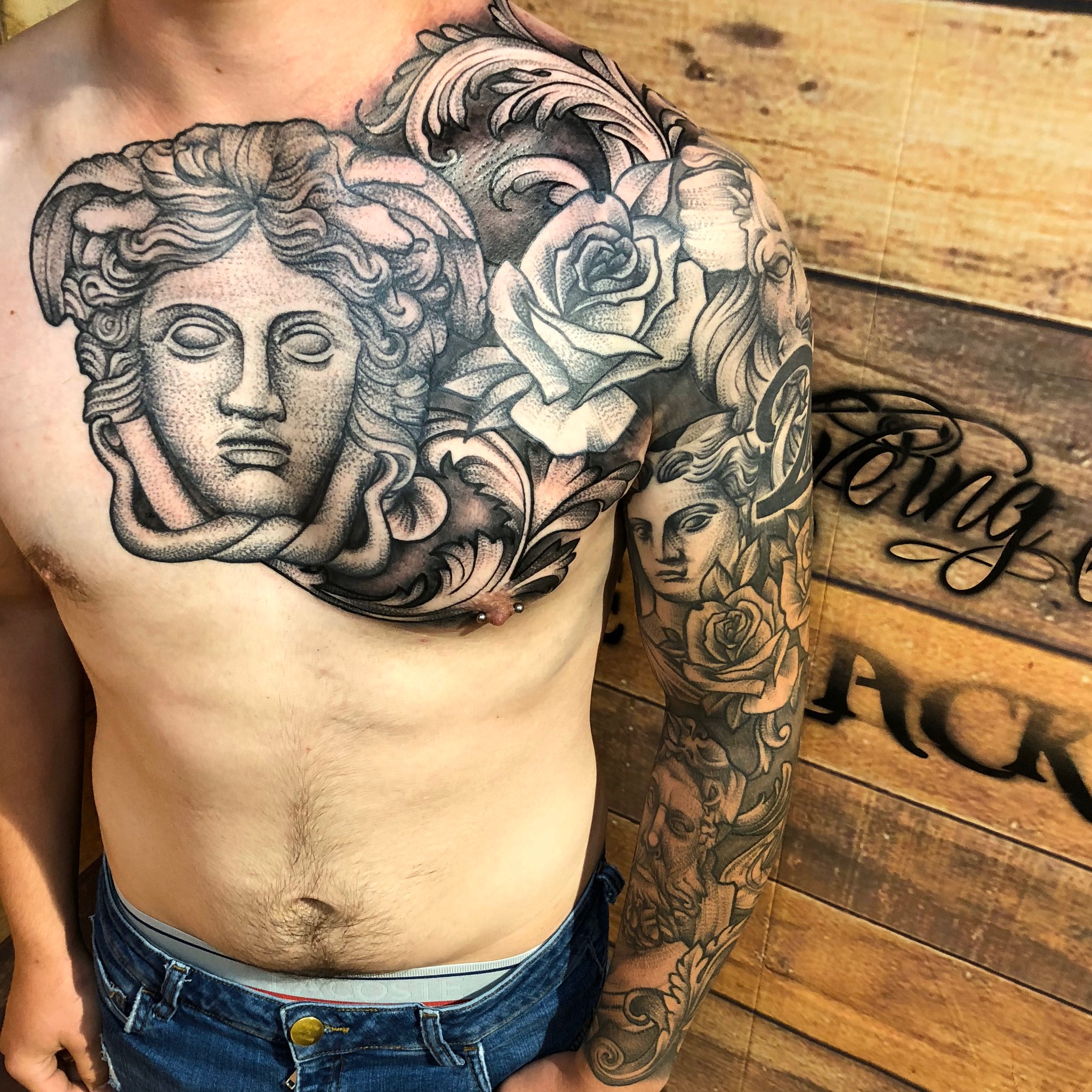 Share 72+ greek chest tattoos latest - in.eteachers