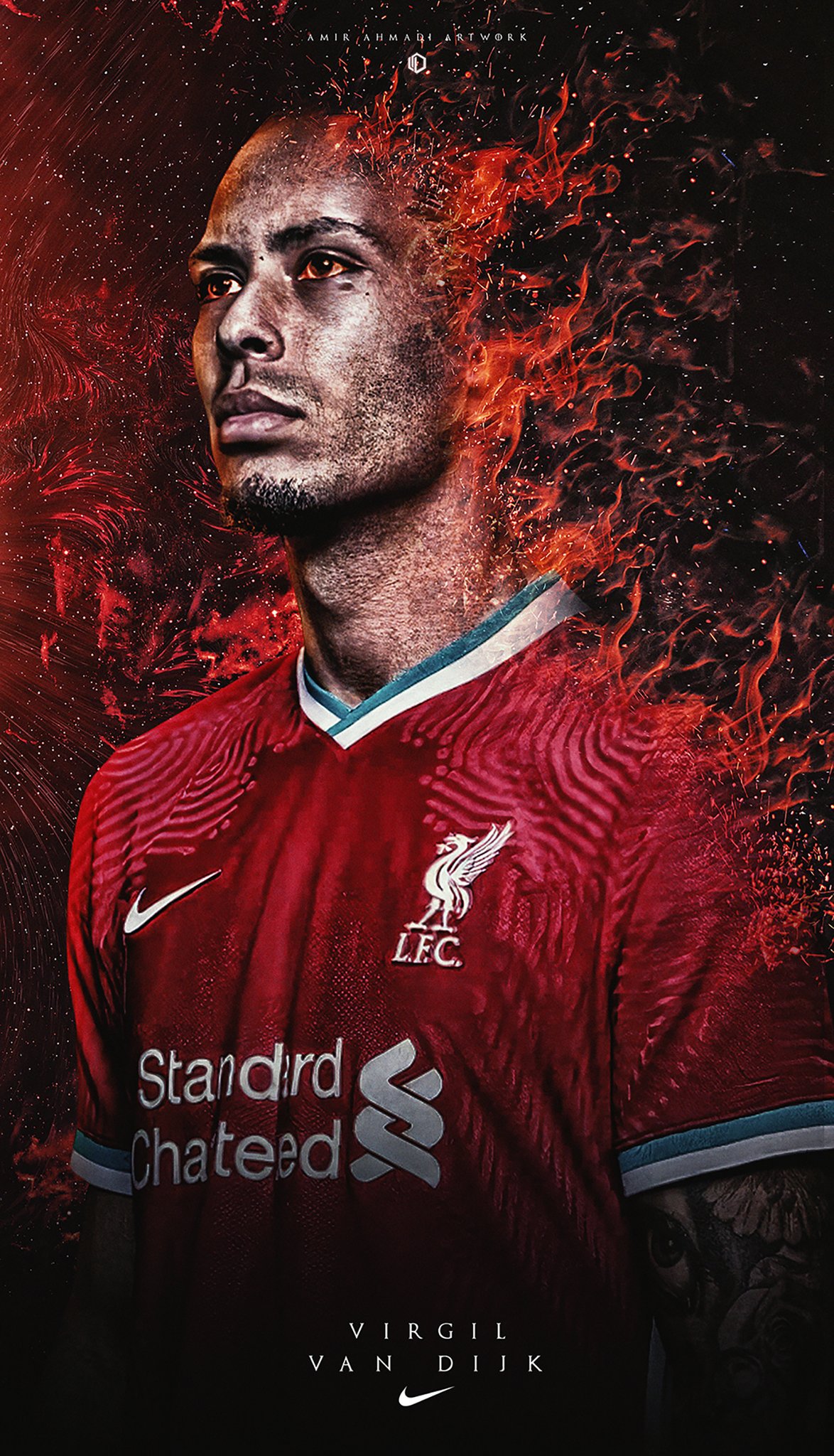 Virgil van Dijk dutch football van dijk virgil soccer red defender  lfc HD wallpaper  Peakpx