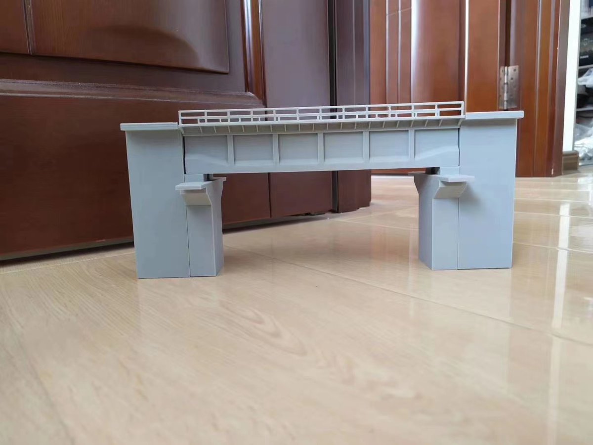 FloreZwx's tweet photo. 3D printed railway bridge model to customize the site for photographing.

#3dprinting #scalemodel #modeltrain #resinprinting #resintoys #3dprint #garagekit https://t.co/BeOxzE1Joj