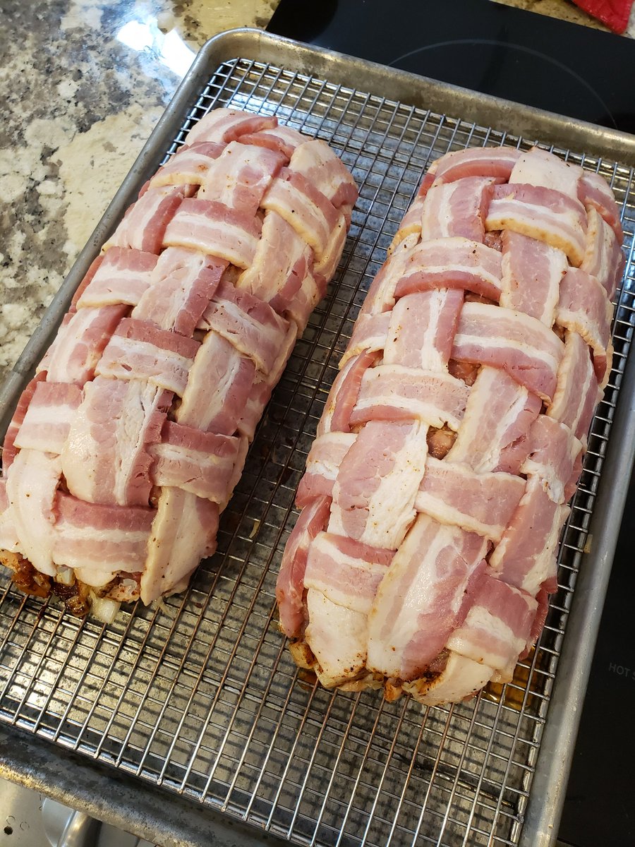unionpigbbq's tweet photo. Couple of #baconbombs ready for the smoker. #unionpigbbq https://t.co/RTXUoqaHy5