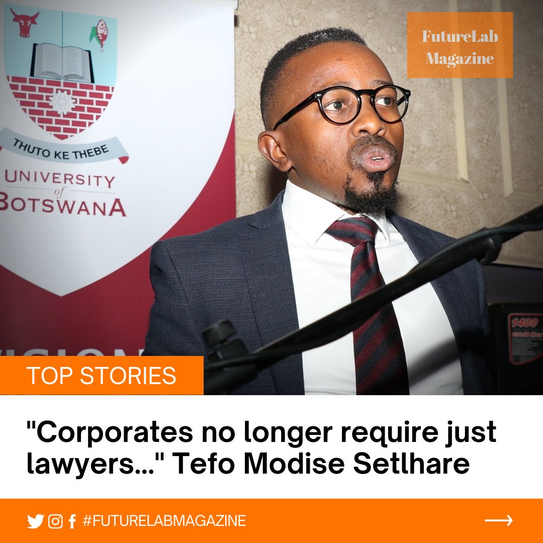 LegalTechBW's tweet photo. Check out this cool article about 'Redefining lawyers and law firms' by #TefoModiseSetlhare here on the #futurelabmagazine: https://t.co/EiVcwbOYra #futurelaw #legaladvice #leadershipdevelopment #legalinnovation #riskmitigation https://t.co/h9ps2DFPH1