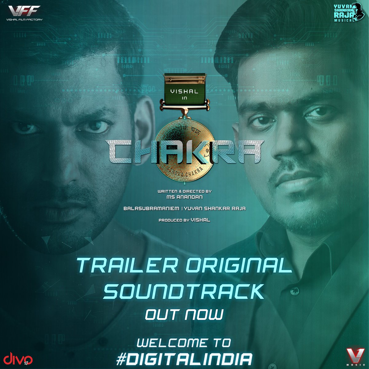 Here we go! Chakra Trailer OST 💥
▶️ https://t.co/CYmHdKctC7
#WelcomeToDigitalINDIA
#Chakra #ChakraOST
@ReginaCassandra @ShraddhaSrinath @thisisysr @manobalam @srushtiDange @AnandanMS15 @VffVishal https://t.co/lm6f3INM5C