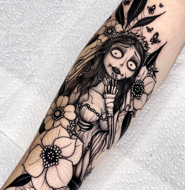 AttitudeCo's tweet photo. Emily๐ค
Another masterpiece from Angeloparente๐
๐ทangeloparente
#AttitudeClothing #CorpseBride #InkGoals https://t.co/Sj0wyLdVI6