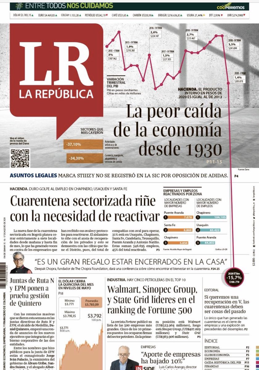 YolandaRuizCe's tweet photo. La crisis económica reflejada en dos portadas. https://t.co/1Kg2YOGcOv