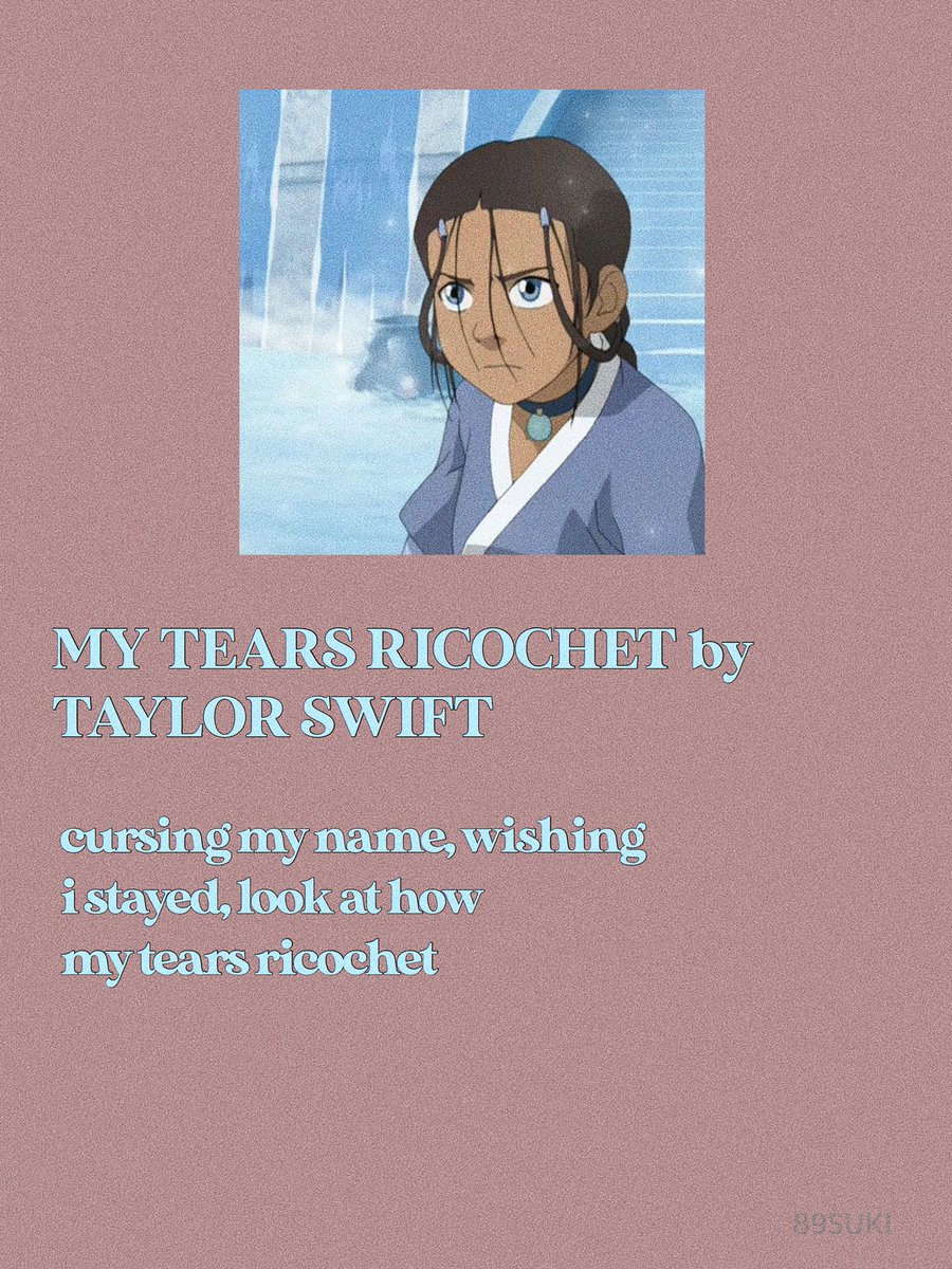 hoax - katara and aang - ok i know this song is about a toxic relationship and i don’t believe kataang is toxic at all but some of the lyrics just fit them- i see these lyrics as katara’s reaction after aang died and dealing with being the wife of the avatar