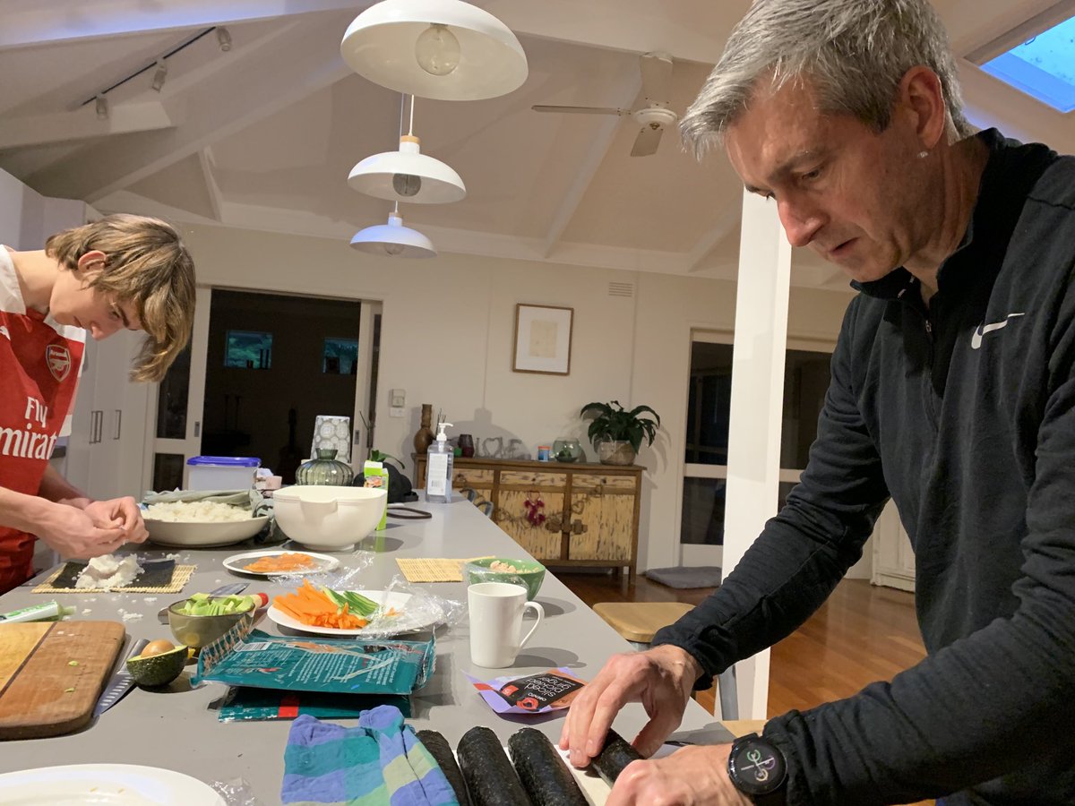 Paul__Schroder's tweet photo. Tonight is #sushi #Saturday or is it #Sunday or is it one of the #otherdays? #covid19Vic #follow #the #rules https://t.co/VLO9ELH1rt