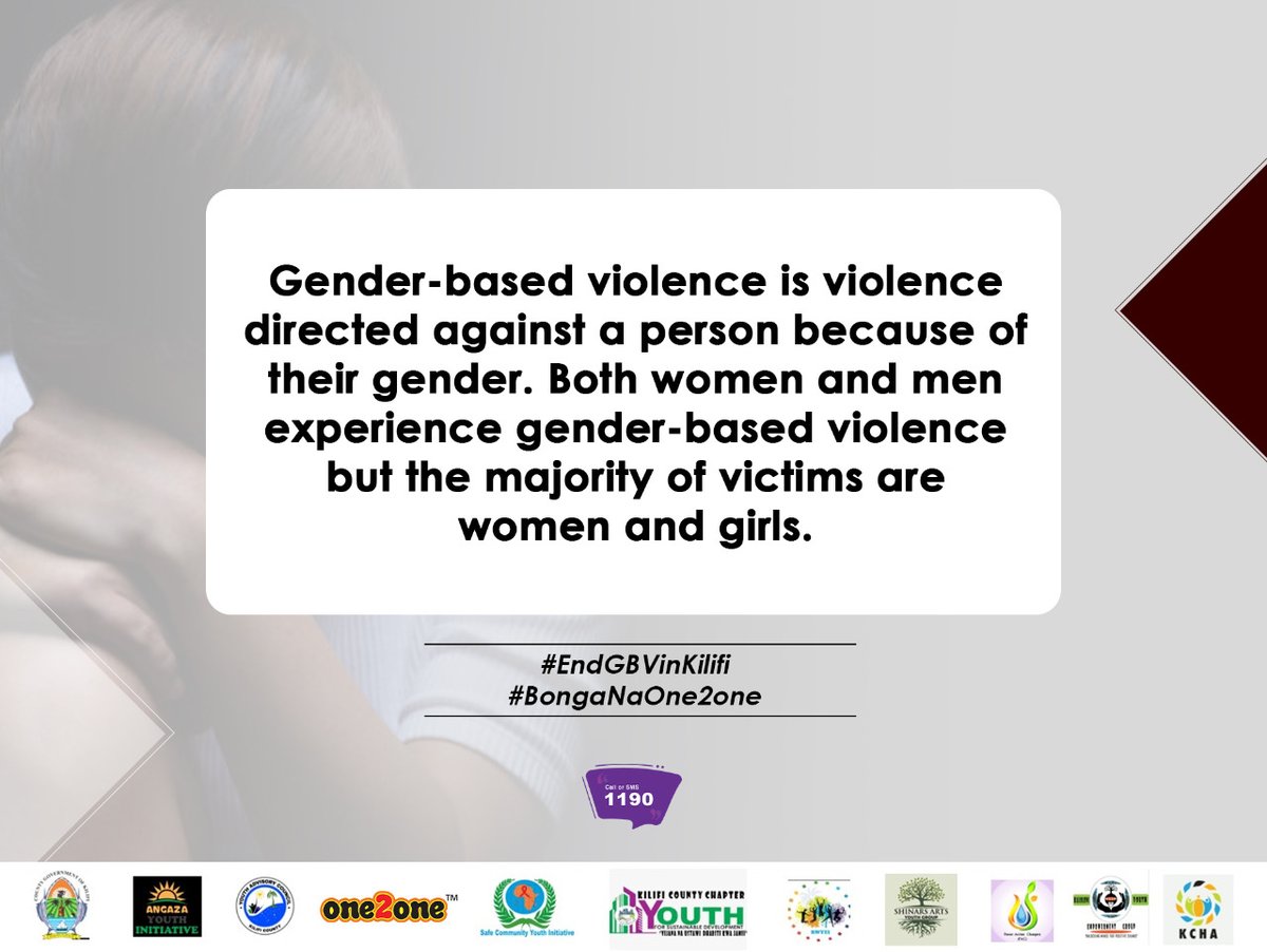 JemimahApisi's tweet photo. #endgbv
#BongaNaOne2one https://t.co/xEQch8bztM
