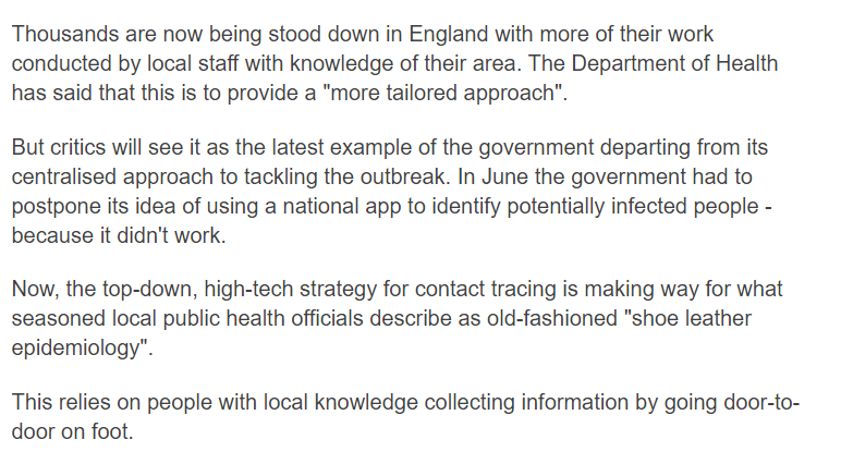 The BBC's story was also incorrect, or at the very least, extremely misleading, in line with the misleading spin from government.  #TestAndTrace 8/n