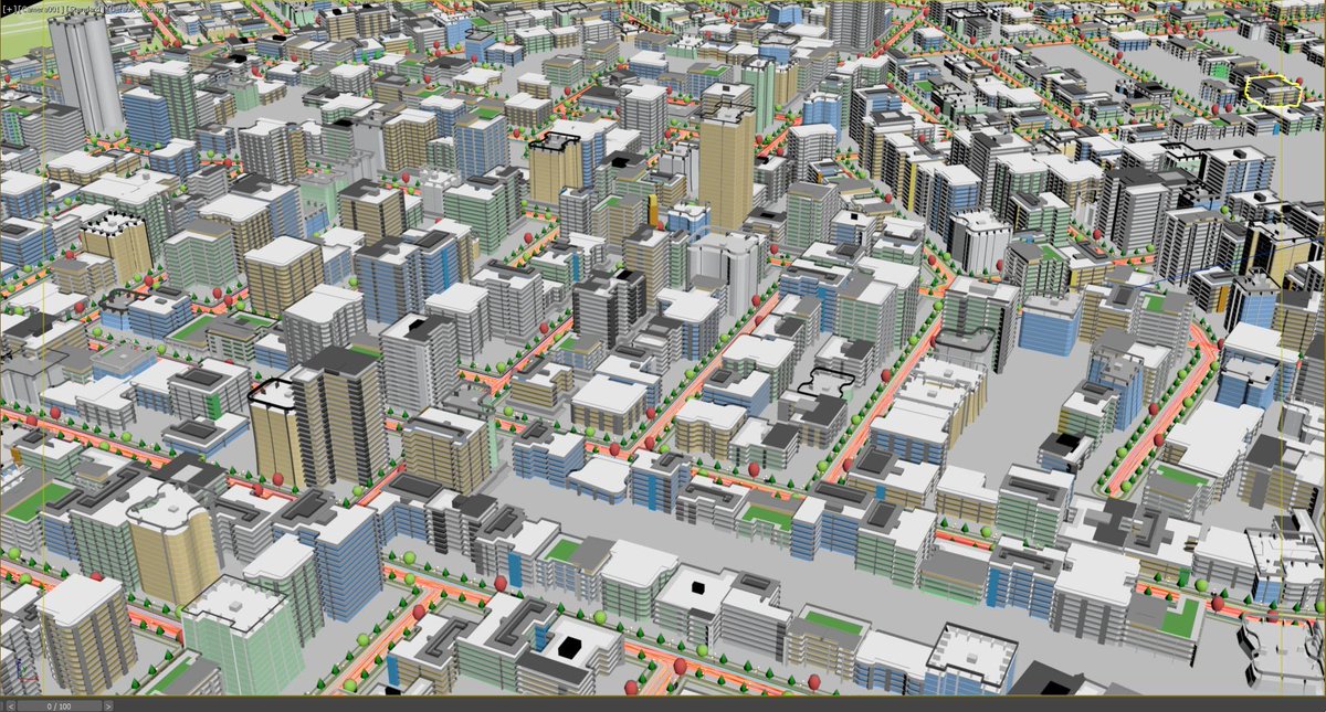 Lucas_3D's tweet image. Render from a 29 km road and building generation test.
#3dsMax #MAXScript