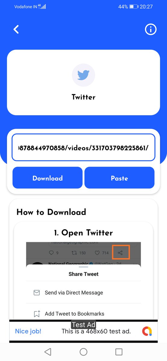 ashokprasad007's tweet photo. Check out this All in one FREE Status saver App -Frank ava'ble in play store. Using it, u can download
photos & videos from :
WhatsApp
Facebook
Twitter
Instagram
TikTok
Likee
Download link: https://t.co/lTBNhEqNHn
#Frank #Statussaver #ExaBFF #Indians #IndependenceDayIndia https://t.co/QchlGXcY3m